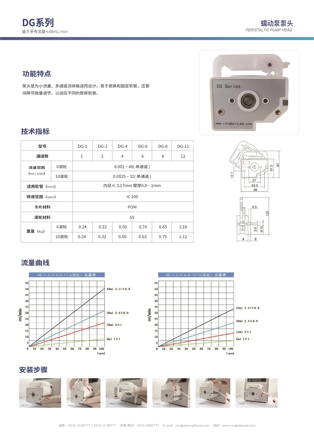 DG系列 1-12多通道小流量泵頭畫冊